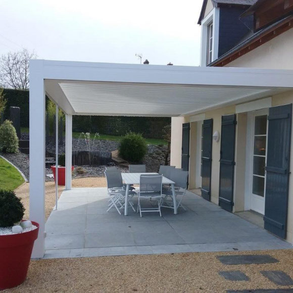 Pergola Giteau menuiserie Mayenne 53 Meslay-du-Maine Laval